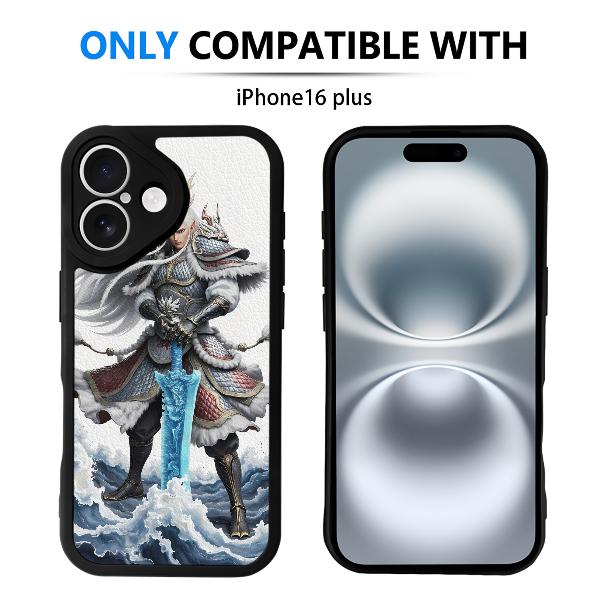 （画像用） Ne Zha 2 ナタ 魔童の大暴れ 【iPhone 16シリーズ対応】シリコンスマホケース（レザー調） 材質：シリコン